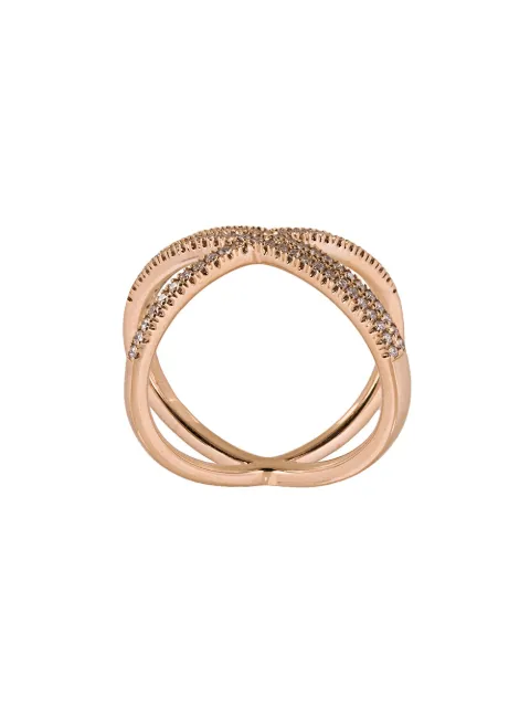 ALINKA KATIA' super fine double cross over ring