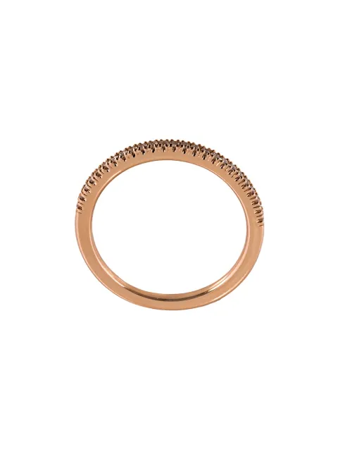 ALINKA 18 kt rose gold diamond pave ring
