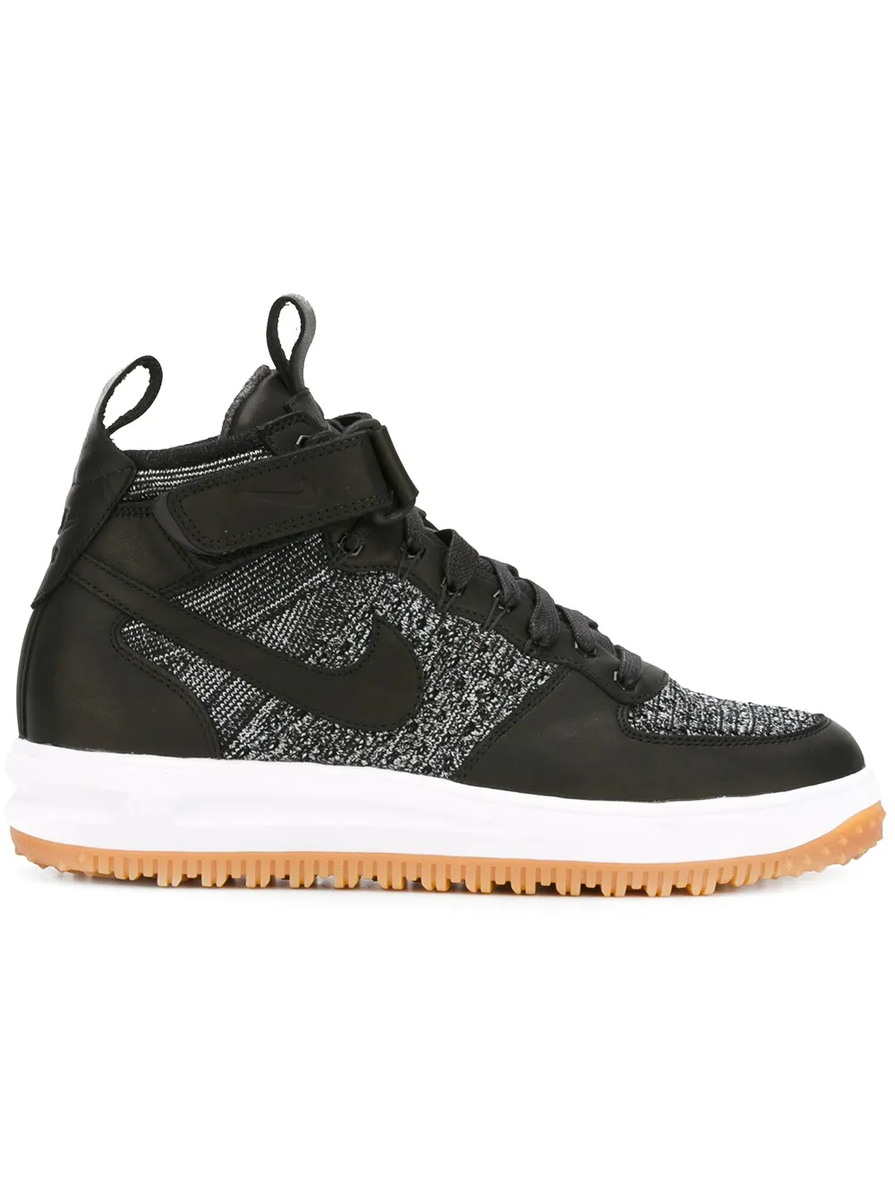 Nike 'Lunar Force 1 Flyknit Workboot' sneakers Black