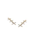 ALINKA 18kt gold KATIA diamond cuff earrings - Metallic
