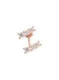 ALINKA 18kt rose gold LARA diamond left earring - Metallic