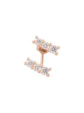 ALINKA 18kt rose gold LARA diamond right earring - Metallic