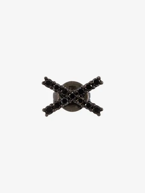 ALINKA black rhodium 18kt white gold KATIA diamond stud earring