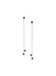 Image 1 of ALINKA 18kt gold and diamond STASIA chain drop earrings