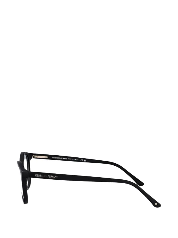Giorgio Armani square-frrame Glasses | Black | FARFETCH ZA