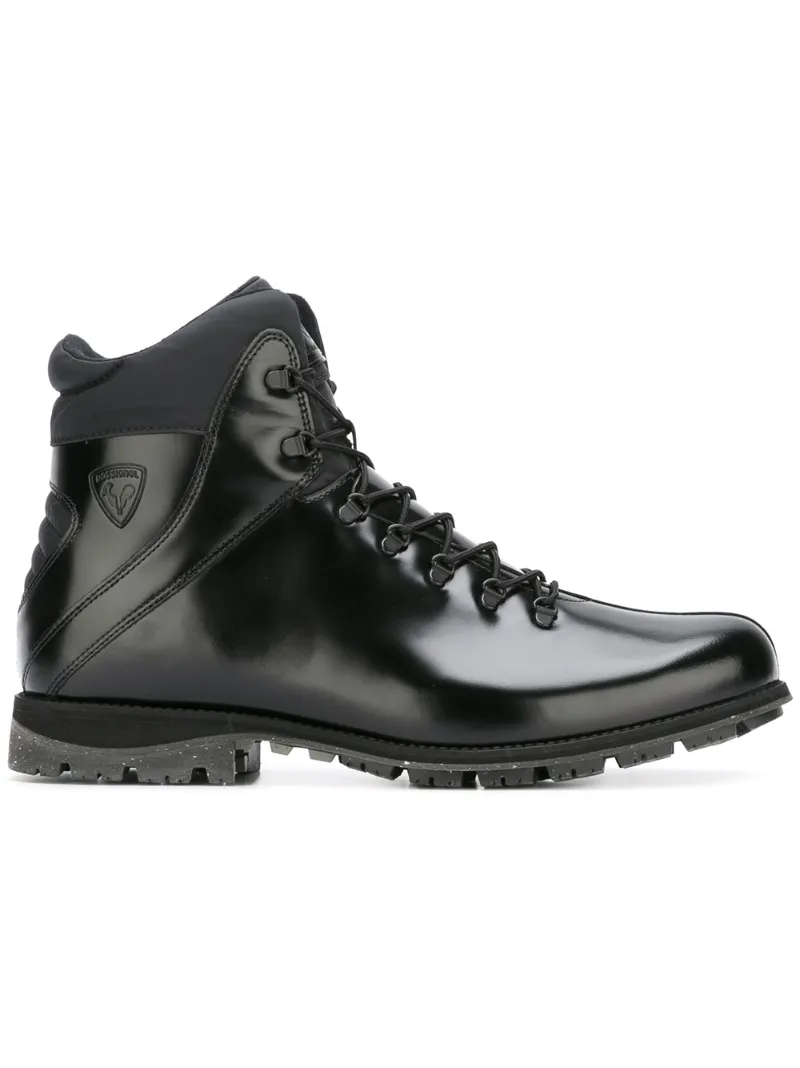 Chamonix boots - men - Leather/Polyamide/Polyester/rubber - 7, 7.5, 8, 8.5, 9, 9.5, 10, 10.5, 11 - BLACK