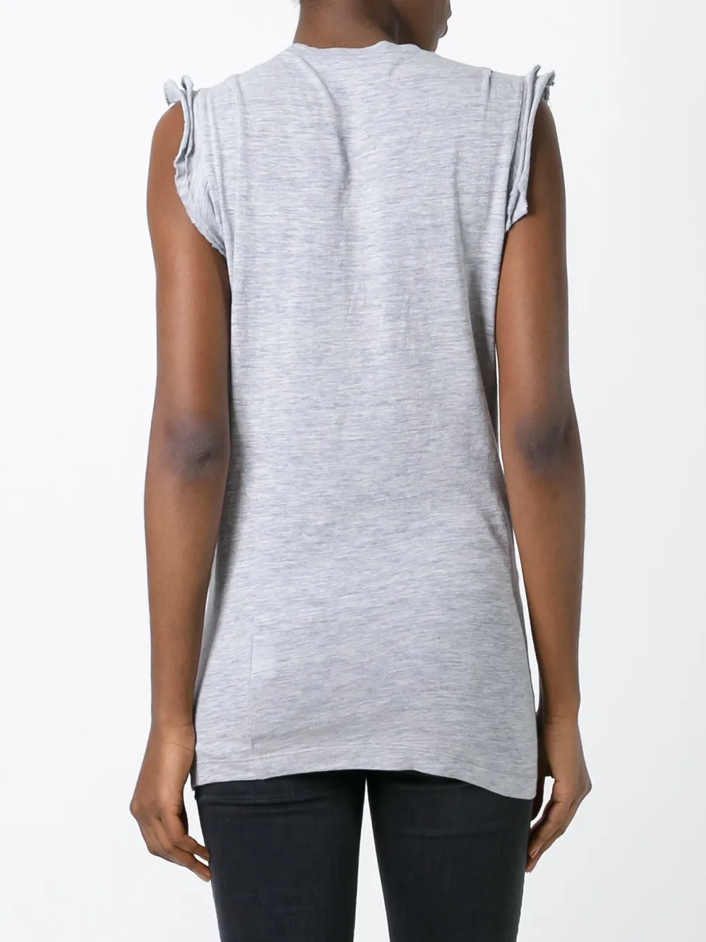 DSQUARED2 ruffled neck blouse Grijs