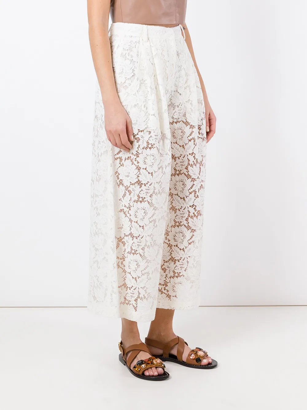 镂空蕾丝裙裤