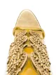 Giuseppe Zanotti Gold Cruel 130 Leather sandals