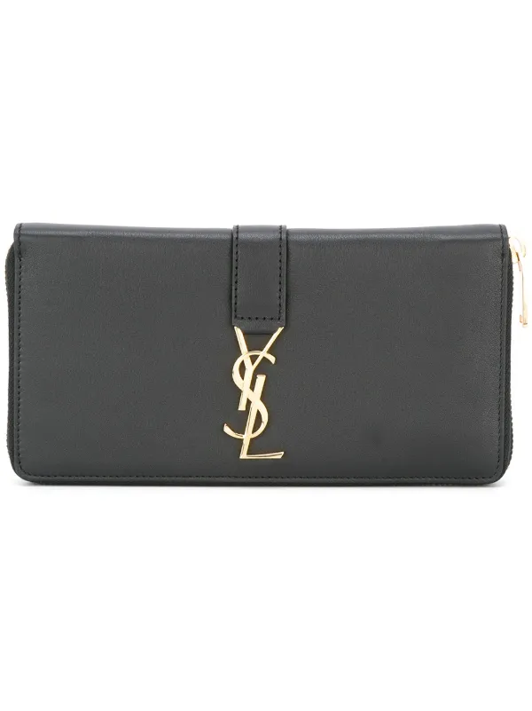 saint laurent black wallet