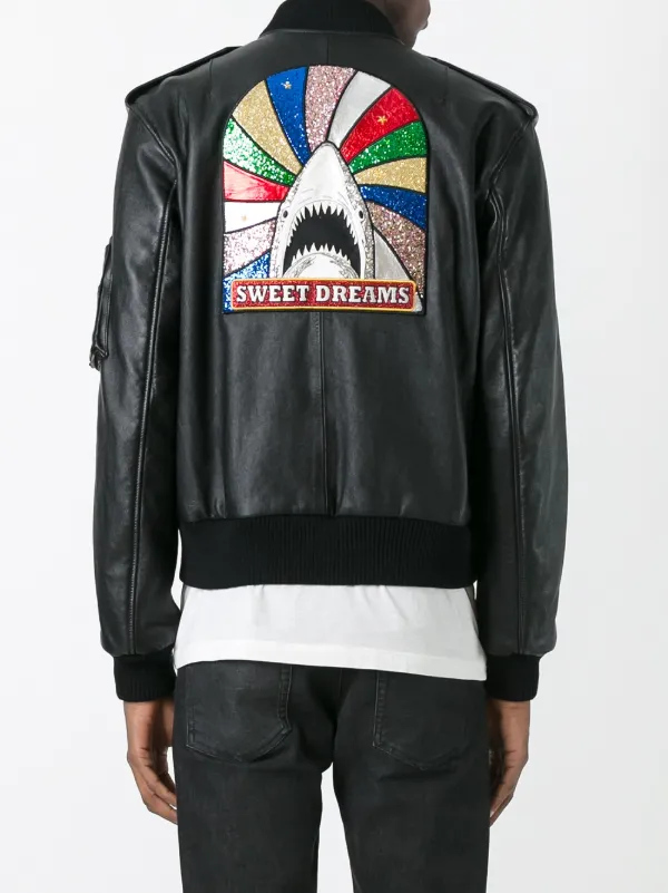 saint laurent shark jacket