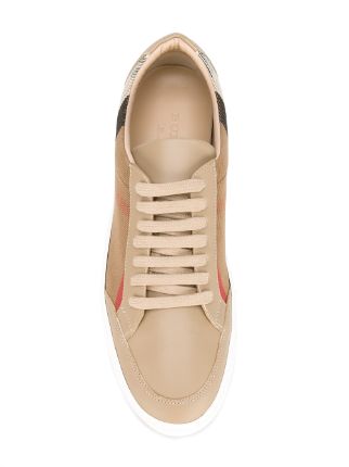 burberry check sneakers