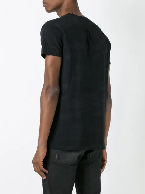 saint laurent camo t shirt