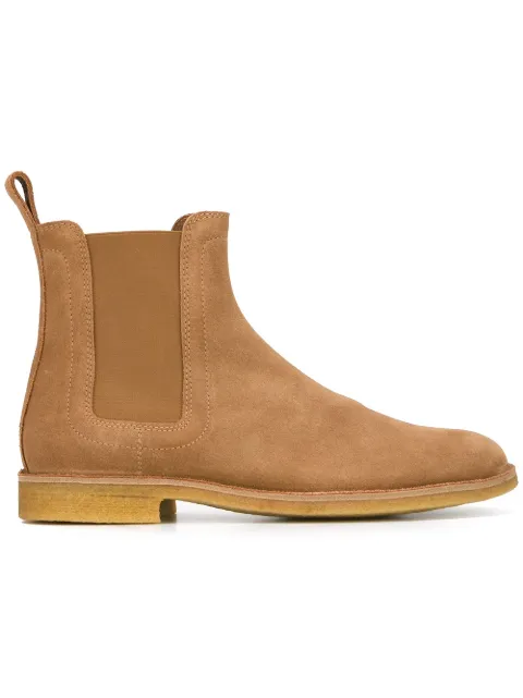 Bottega Veneta Bota De Couro e Camurça Modelo 'West' Menor preço em Bottega Veneta Bota De Couro e Camurça Modelo 'West'