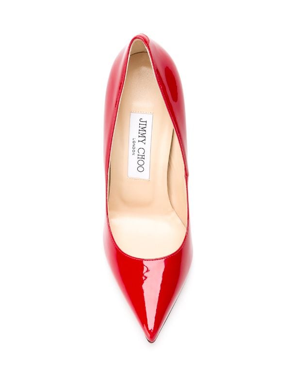 Shop red Jimmy Choo Anouk 120 pumps 