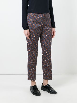 burberry print trousers