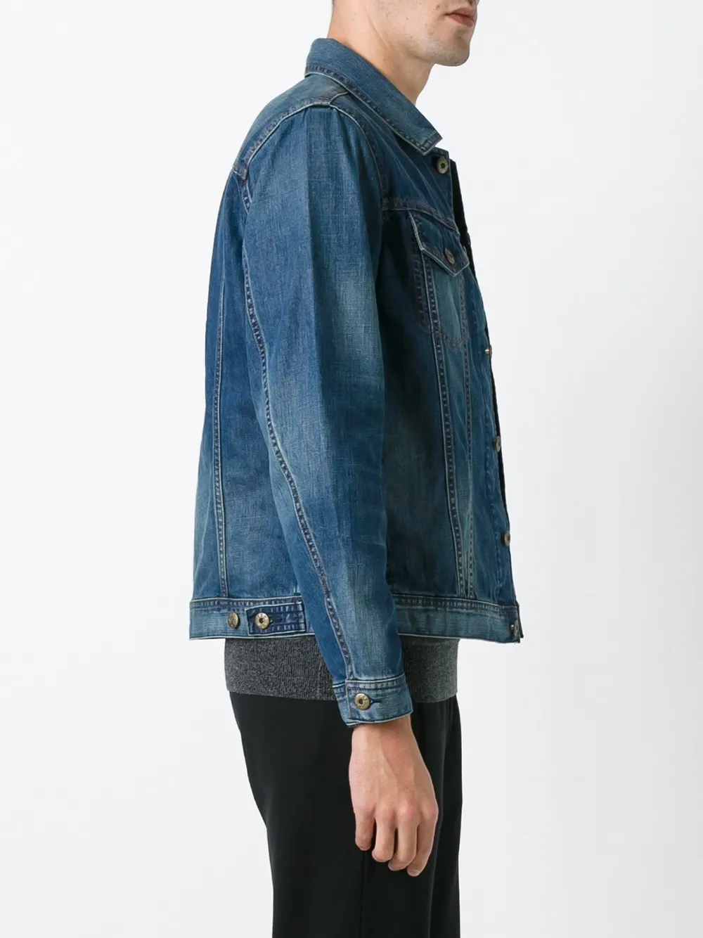 diesel 刷色牛仔夹克