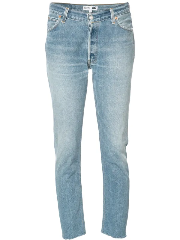 relaxed cropped jeans