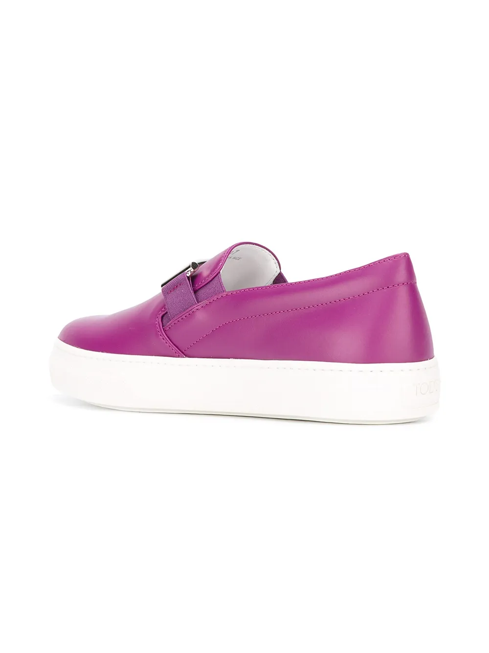Tod's metallic detailing slip-on sneakers Roze