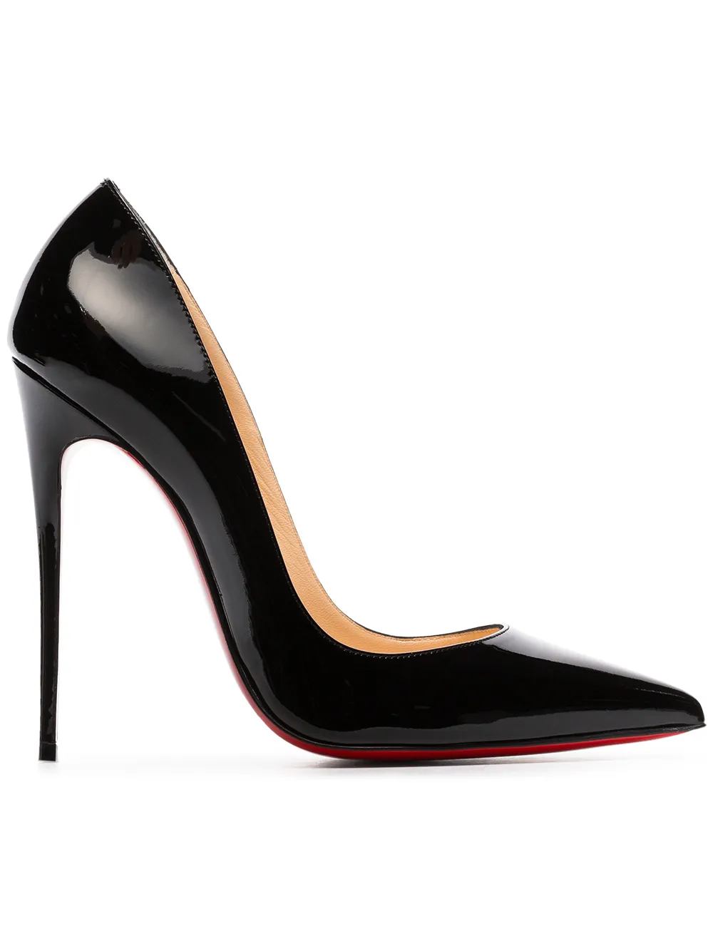 Image 1 of Christian Louboutin Black So Kate 120 patent leather pumps