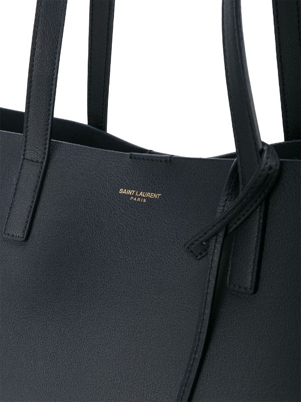 Saint Laurent Large Leather Shopping Tote - Farfetch