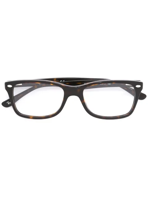 Ray-Ban tortoiseshell square glasses