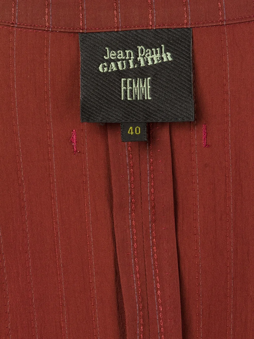 Jean Paul Gaultier Pre-Owned pinstriped suit | Image 7