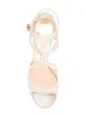 Jimmy Choo platinum ice Lang 100 leather sandals
