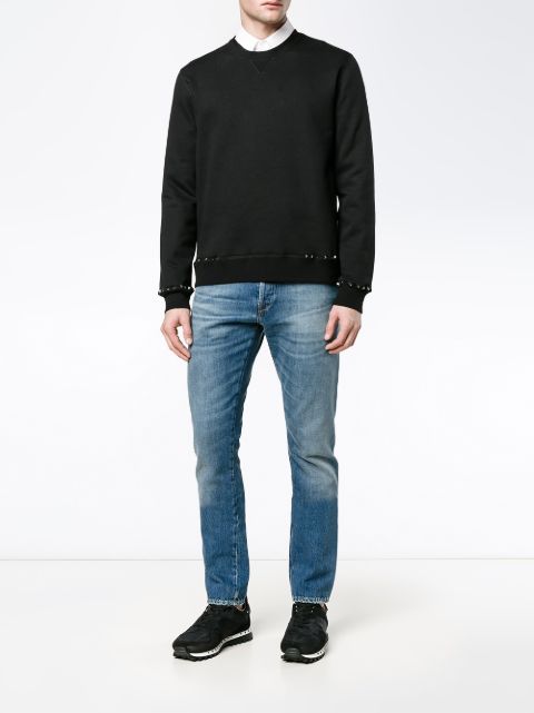 valentino rockstud sweatshirt