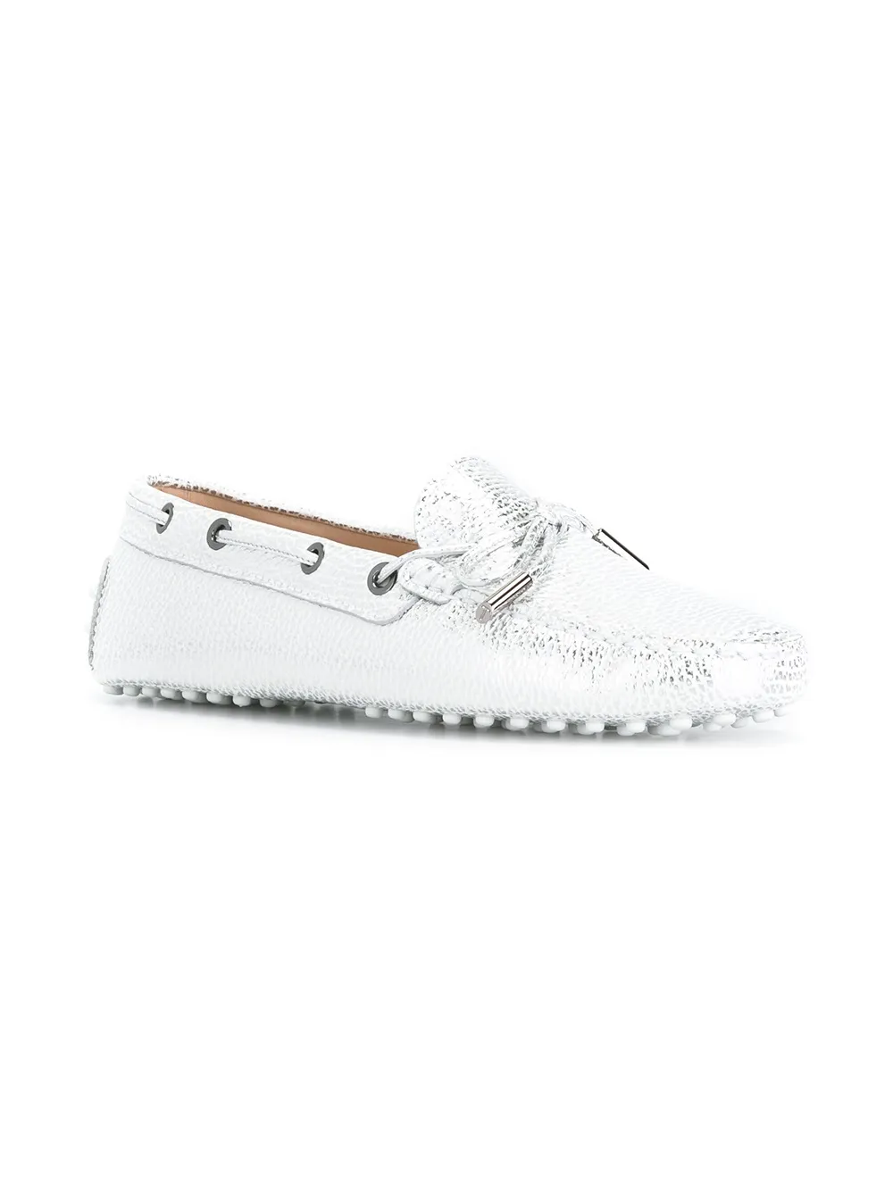 Tod's 'Heaven' driving shoes - Metallic