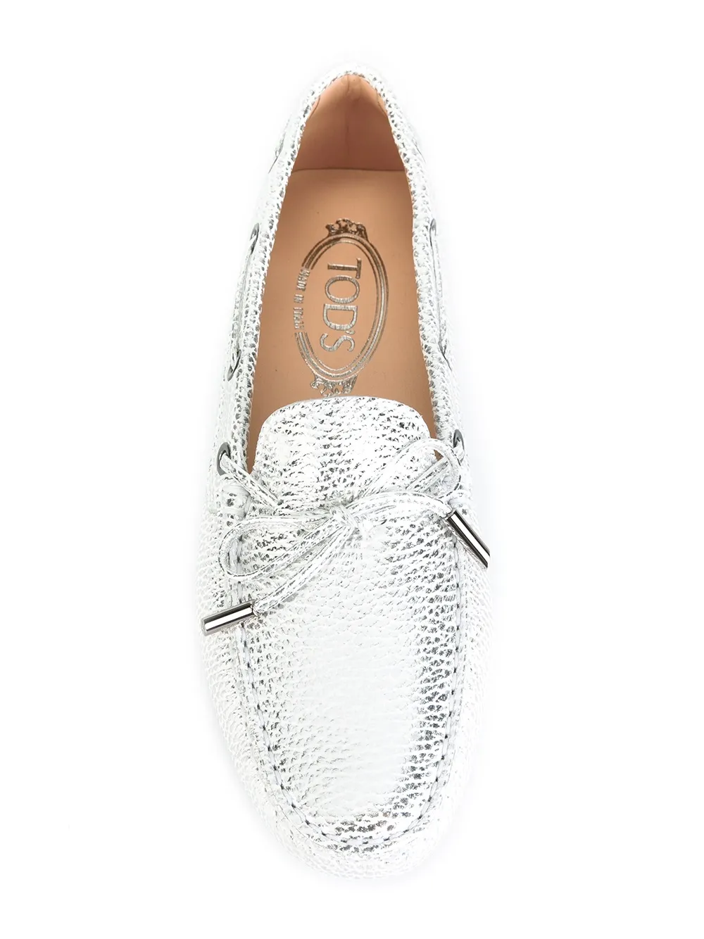 Tod's 'Heaven' driving shoes Metallic
