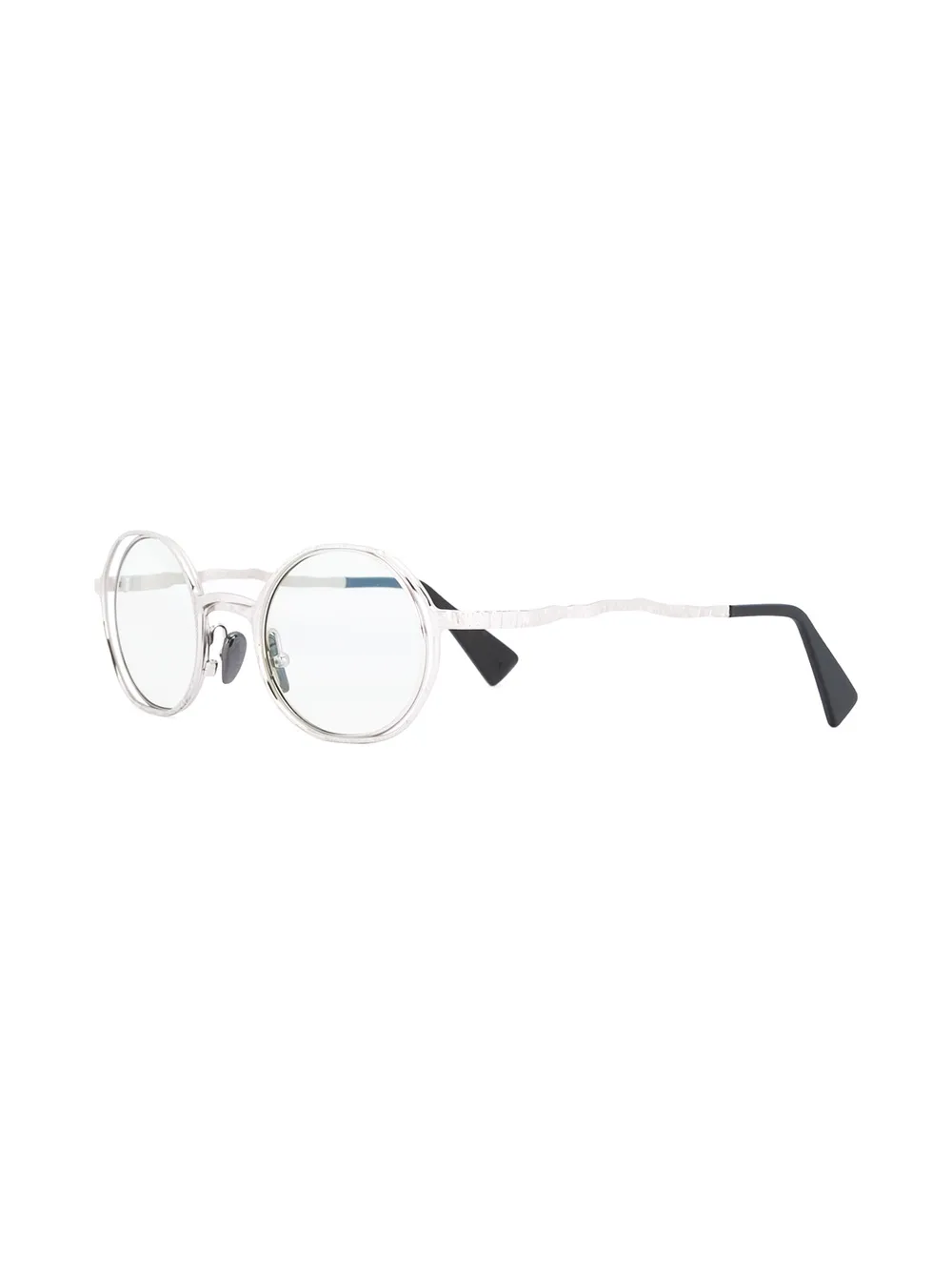 Kuboraum zonnebril met rond montuur - Metallic
