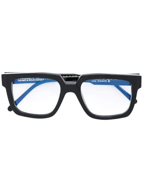 Kuboraum square frame glasses