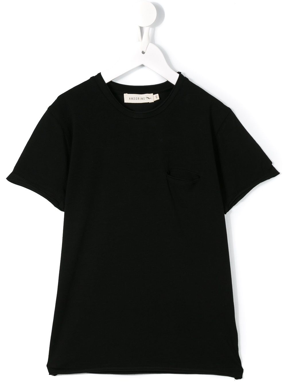 andorine t-shirt à poche poitrine - noir