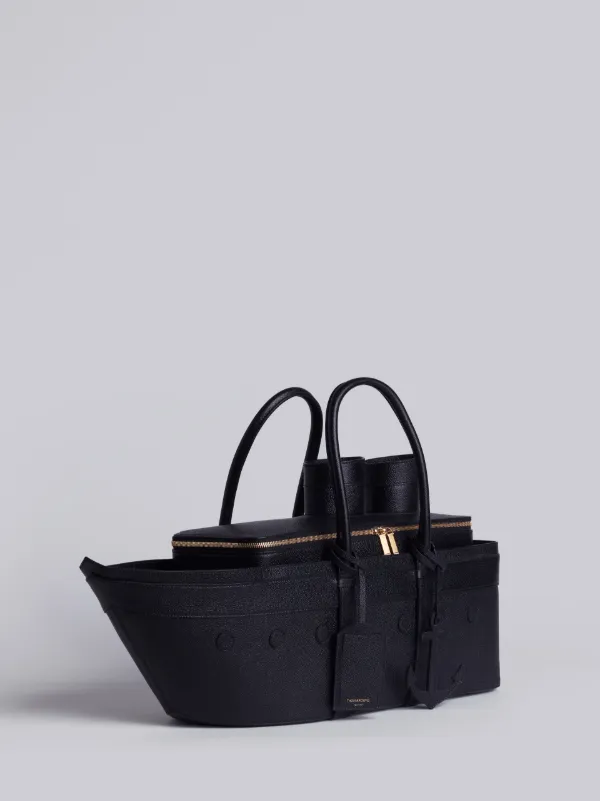 Cruise Liner Bag In Black Pebble Grain