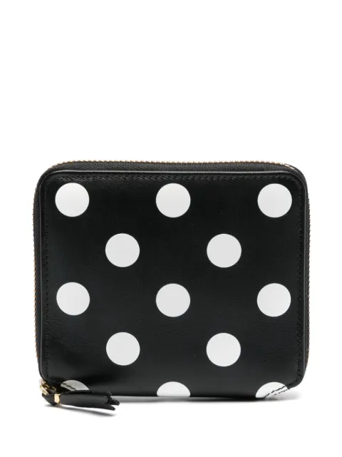Comme Des Garçons Wallet polka dot wallet