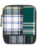 Comme Des Garçons Wallet tartan wallet - Green