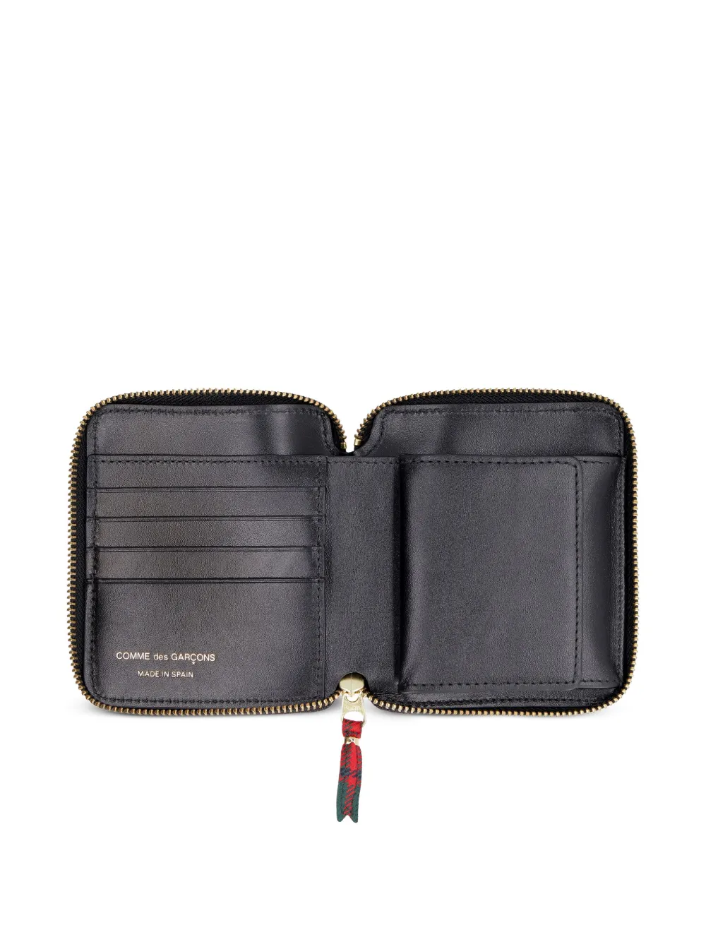  Comme Des Garçons Wallet Tartan Wallet - Red 