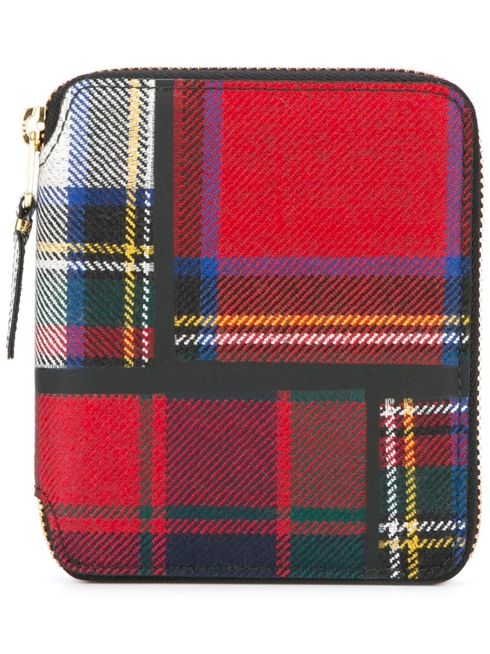 Comme des garcons wallet tartan best sale