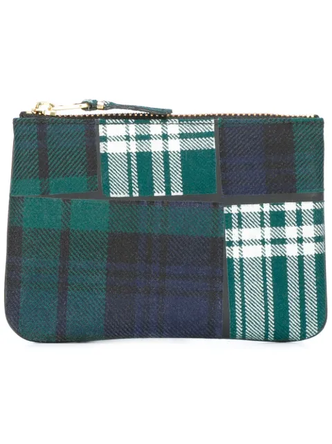 Comme Des Garçons Wallet tartan coin purse