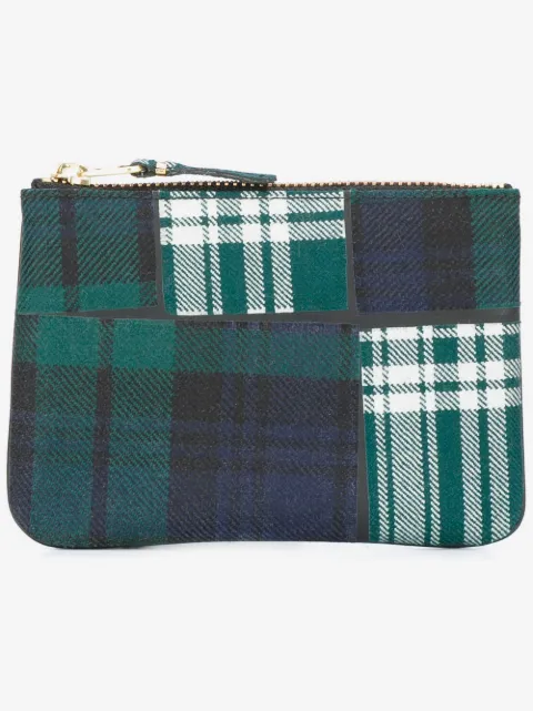 Comme Des Garçons Wallet portefeuille à motif tartan