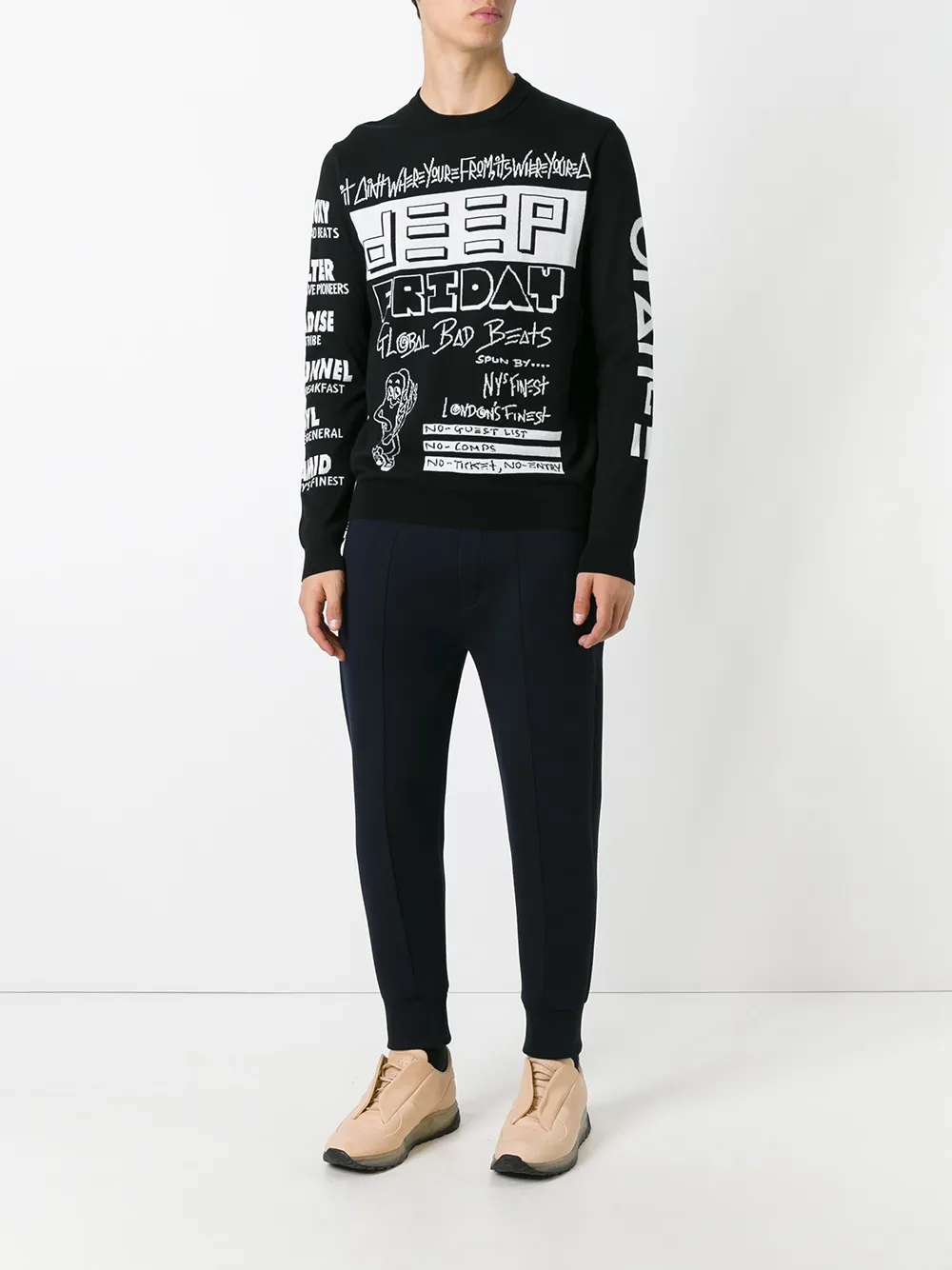 Kenzo Flyers jumper Zwart