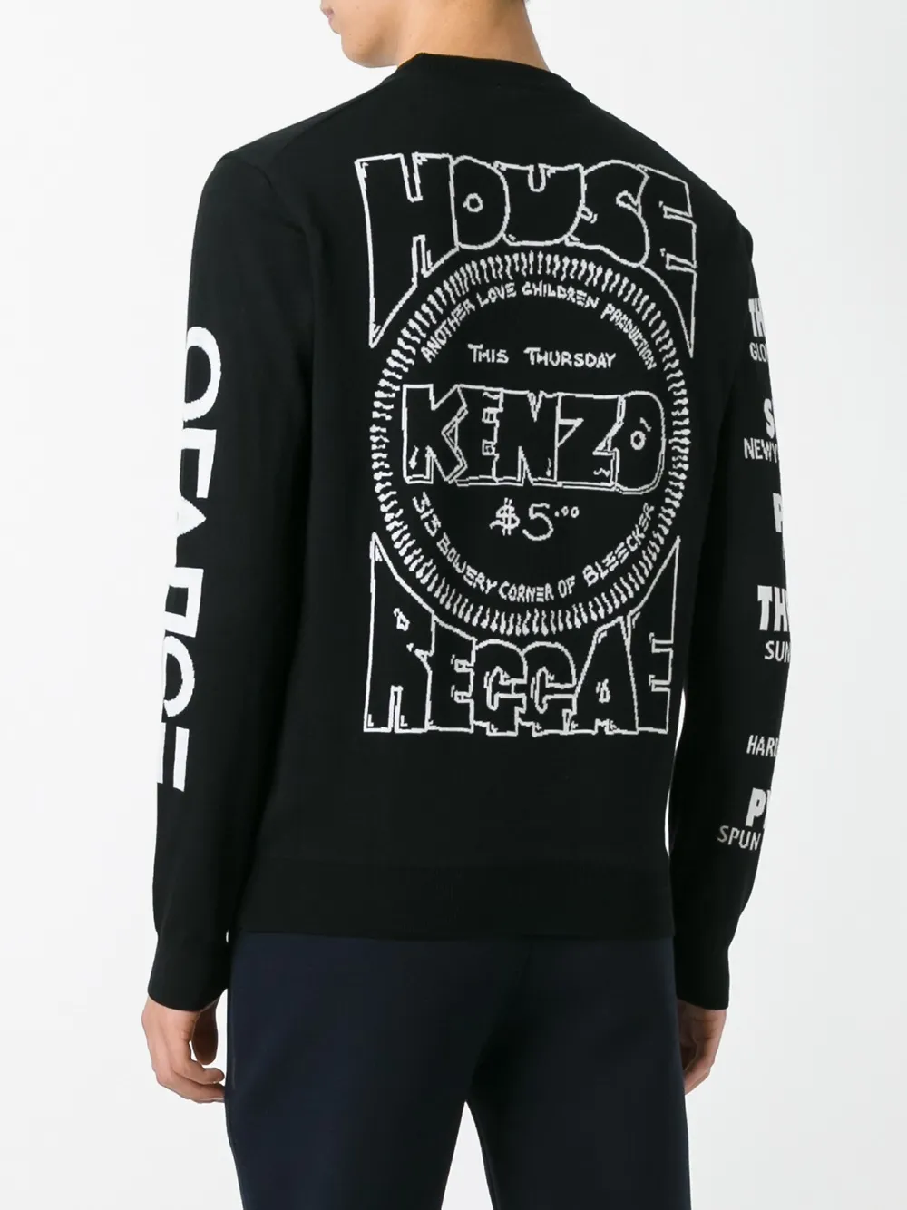 Kenzo Flyers jumper Zwart