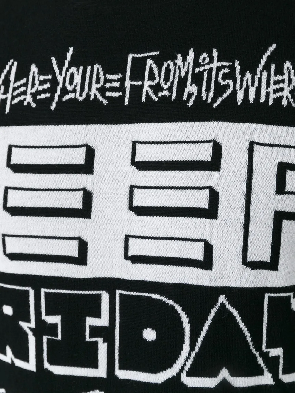 Kenzo Flyers jumper Zwart