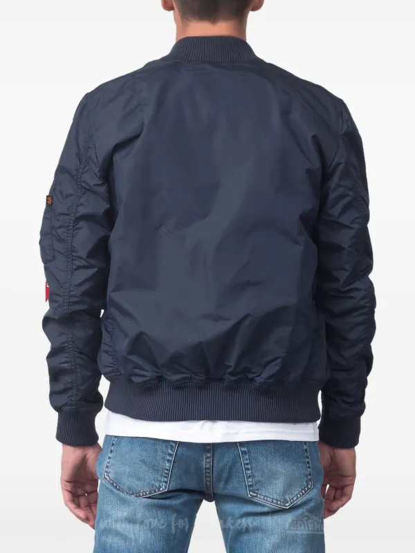 Alpha Industries Jaqueta Bomber | Azul | FARFETCH BR