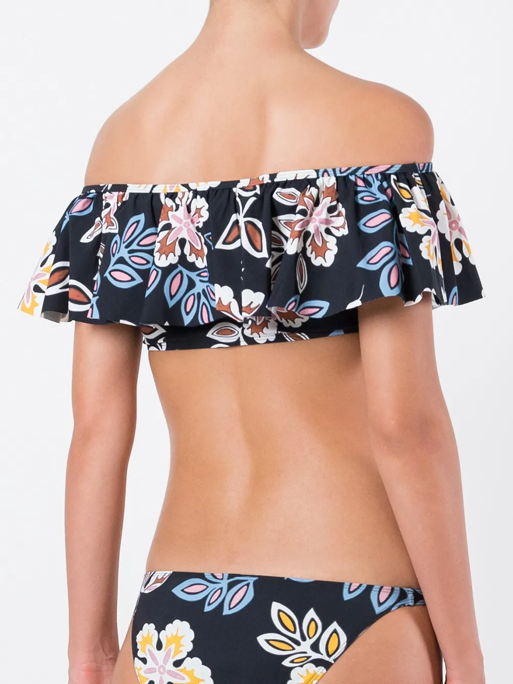 Tory Burch Bikinioberteil Mit Rüschen In Black