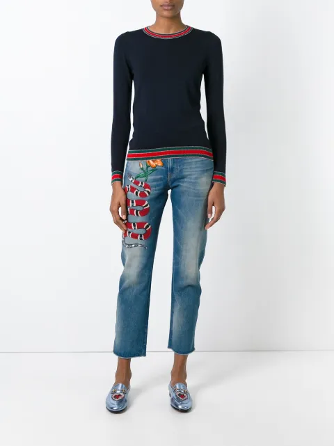 gucci stripe sweater