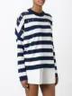 Jil Sander striped round neck jumper