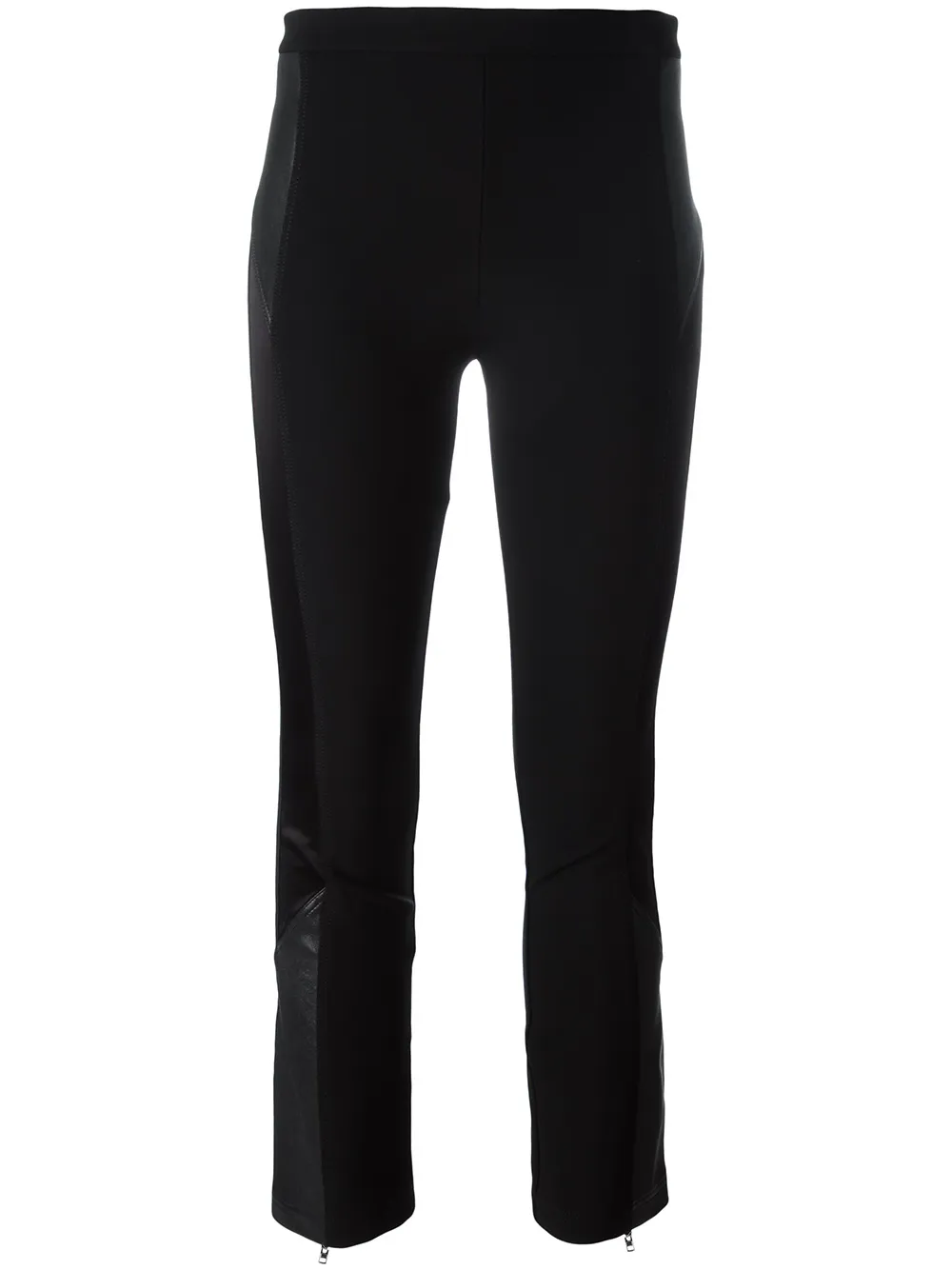 Givenchy Cropped Bootcut Trousers In Black