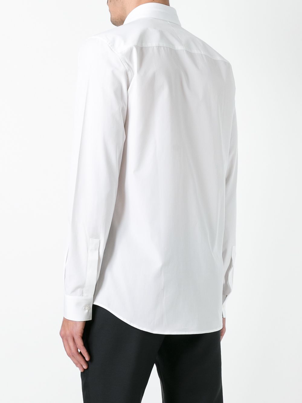 фото Givenchy рубашка с вышивкой на воротнике